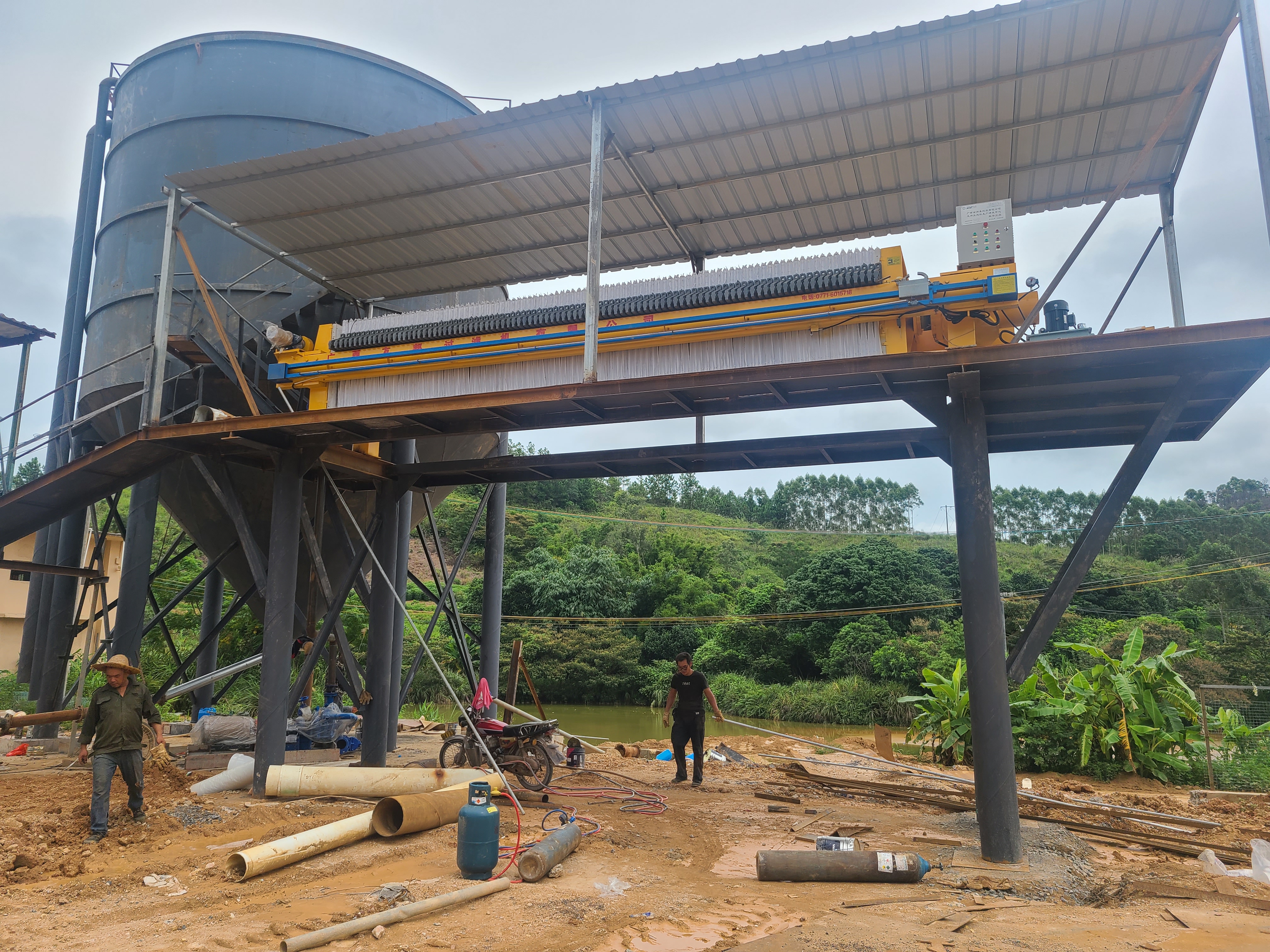 砂石場(chǎng)、洗沙場(chǎng)專用壓濾機(jī)-12