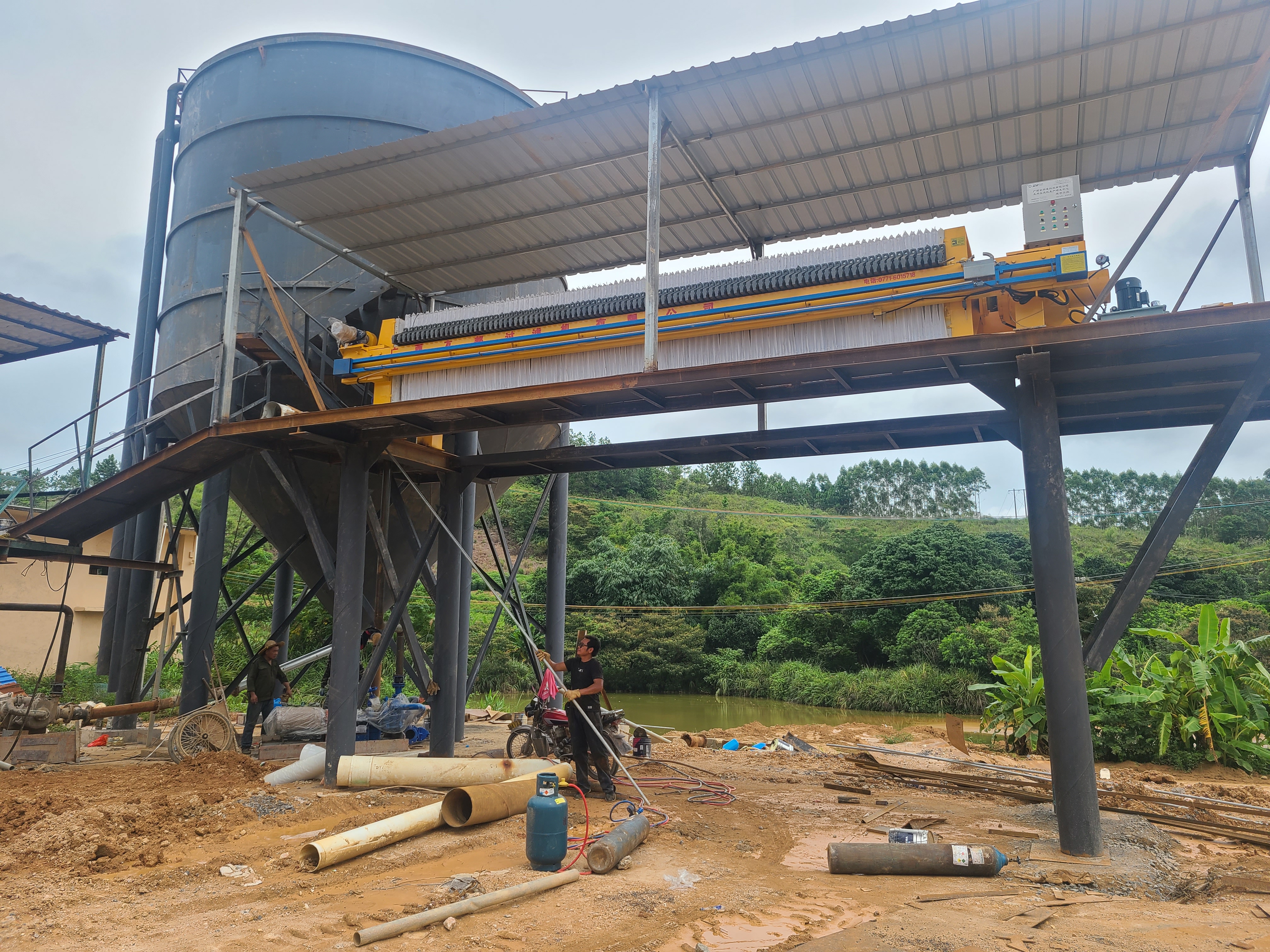 砂石場(chǎng)、洗沙場(chǎng)專用壓濾機(jī)-13